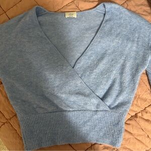 Wilfred dew blue dear sweater